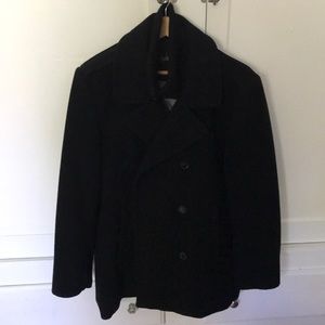 Double breasted Calvin Klein Pea Coat - Black